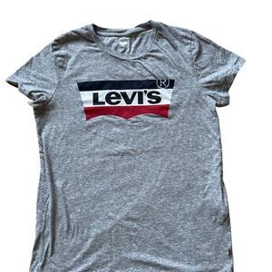 Levi's Women's Heather Gray Logo Tee